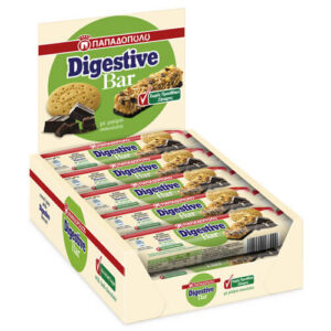 Παπαδοπούλου Digestive Bars (10x28gr.) - Σοκολάτα Χωρίς Ζάχαρη