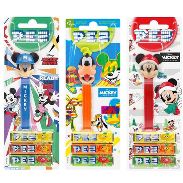 PEZ Διασκορπιστής και Καραμελάκια (2+1τεμ.) - (Διάφοροι Ήρωες)