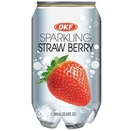 OKF Ανθρακούχο Ποτό 350ml (Φράουλα)