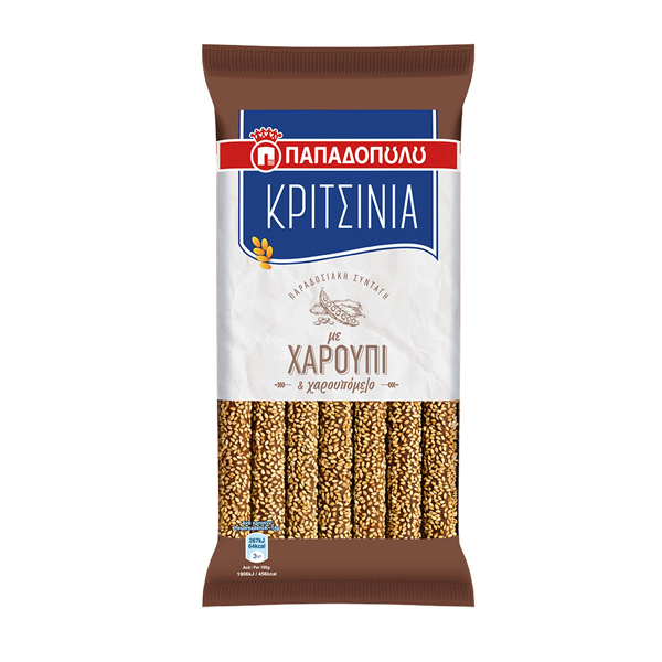 Παπαδοπούλου Κριτσίνια 180gr (Χαρούπι)