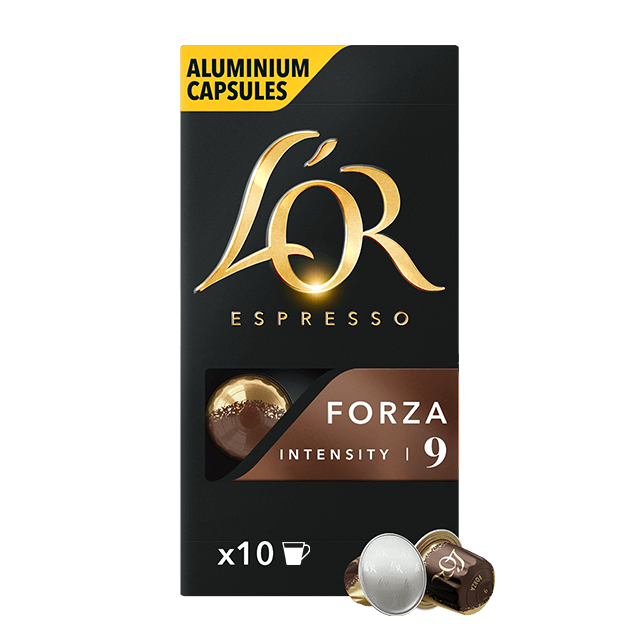 L'or Κάψουλες Espresso Forza Συμβατές με Μηχανή Nespresso 10caps