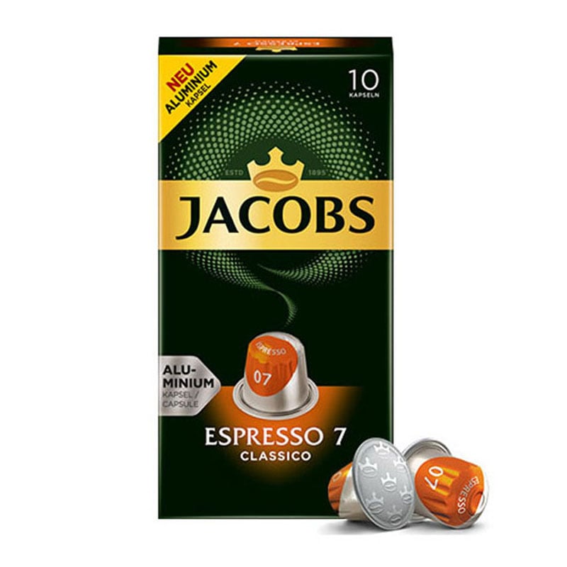 Jacobs Espresso Classico Κάψουλες - Jacobs Espresso Classico - Συμβατές Κάψουλες Nespresso – 10 τμχ