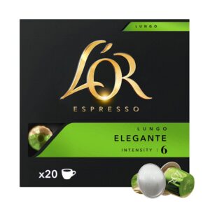 L'or Κάψουλες Espresso Lungo Elegante Συμβατές με Μηχανή Nespresso 20caps