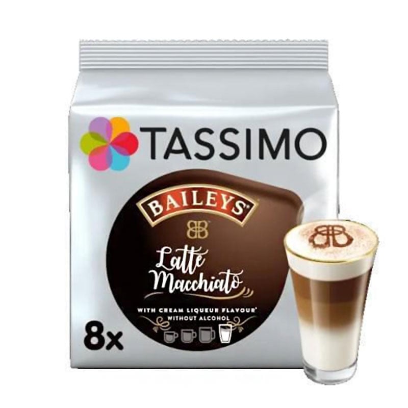 Tassimo Baileys Latte Macchiato Χωρίς Αλκοόλ - Tassimo Baileys Latte Macchiato - Χωρίς Αλκοόλ 8τμχ