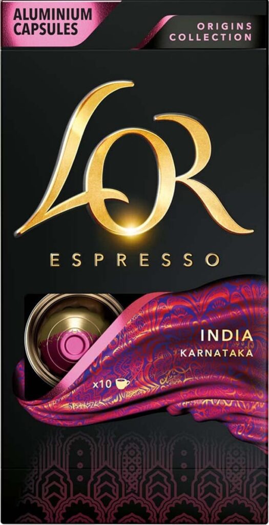 L'or Κάψουλες Espresso India Karnataka Συμβατές με Μηχανή Nespresso 10caps