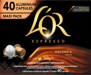 L'or Κάψουλες Espresso Colombia Συμβατές με Μηχανή Nespresso 40caps