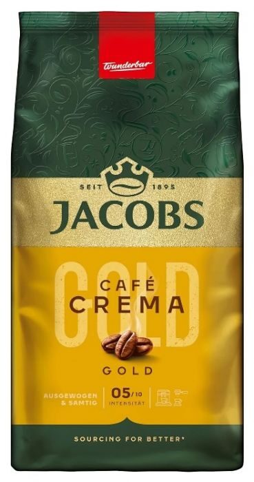 Jacobs Cafe Crema Gold 1kg Σε Κόκκους