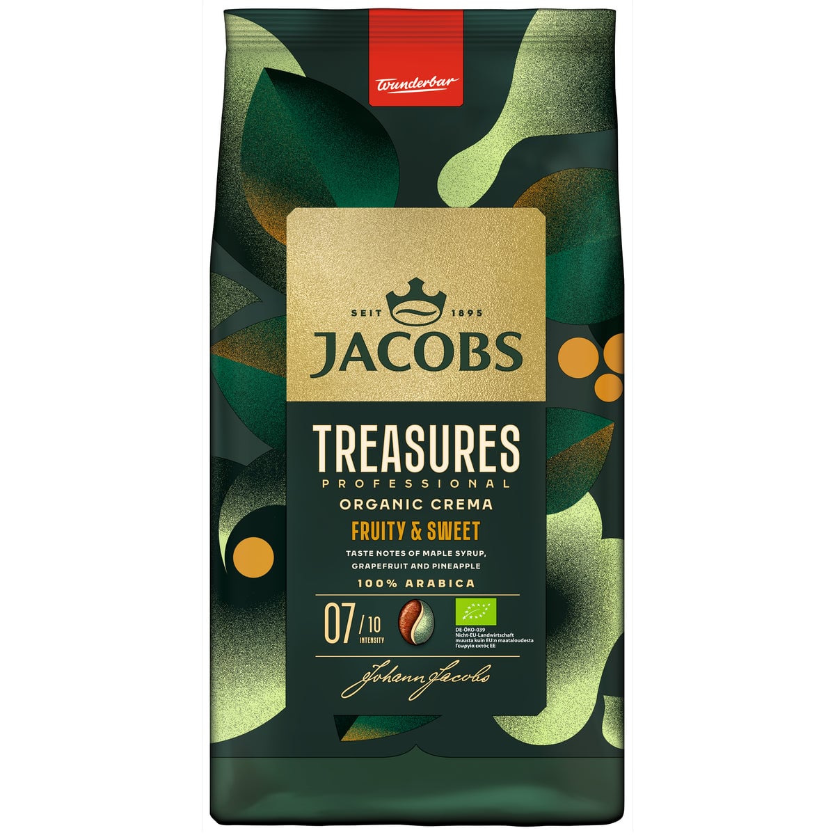 Jacobs Treasure Crema Bio Σε Κόκκους - 1kg