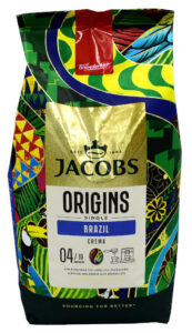 Jacobs Origins Brazil Καφές Espresso Arabica 1kg Σε Κόκκους