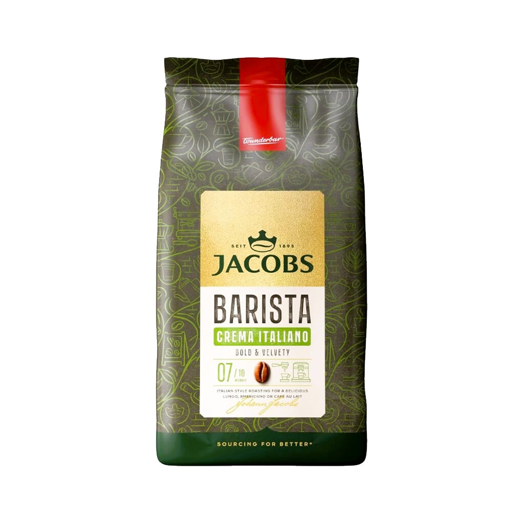 Jacobs Barista Crema Italiano 1Kg Σε Κόκκους