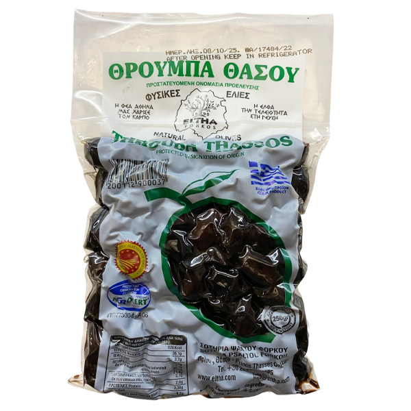 Ελιές Θάσου 250gr (Θρούμπα)