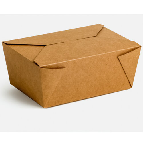 Κουτιά Ζάχαρης - Ψητοπωλείου Kraft Delivery Box 950ml 75τεμ 18,5x9x5,5cm 15,5x6.6x5,5cm
