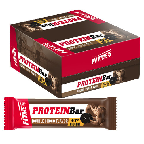 Fit Me Up Μπάρα Πρωτεΐνης 60gr (Double Choco)