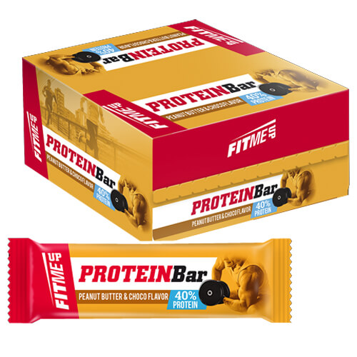 Fit Me Up Μπάρα Πρωτεΐνης 60gr (Peanut Butter & Choco)