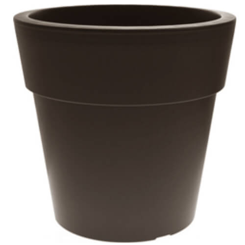Et Plast Γλάστρα Αναις Στρογγυλή Μπρονζέ 20x18,5cm