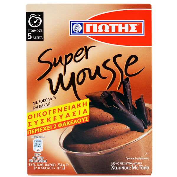 ΓΙΩΤΗΣ Μίγμα Mousse Super Σοκολάτα 234gr