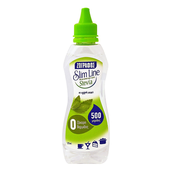 ΖΩΓΡΑΦΟΣ Γλυκαντικό Slim Line Stevia Υγρό 125ml