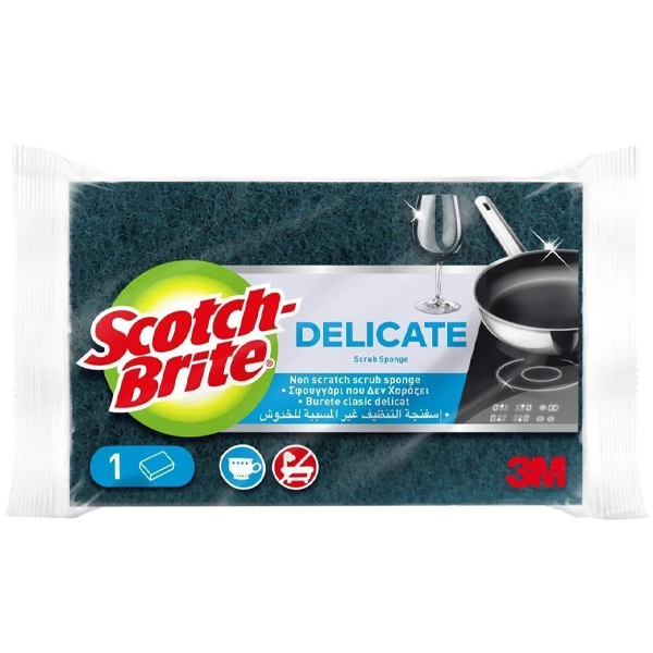 Scotch Brite Σφουγγάρι (Delicate) (Δεν Χαράζει)