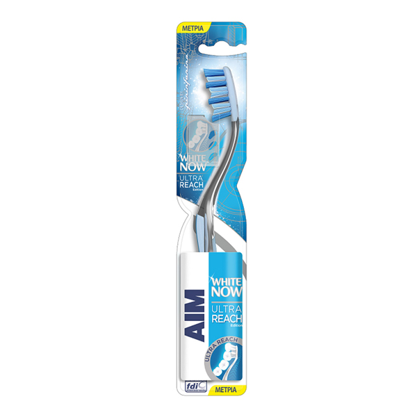 AIM Οδοντόβουρτσα Ultra Reach (White Now) (Μέτρια)