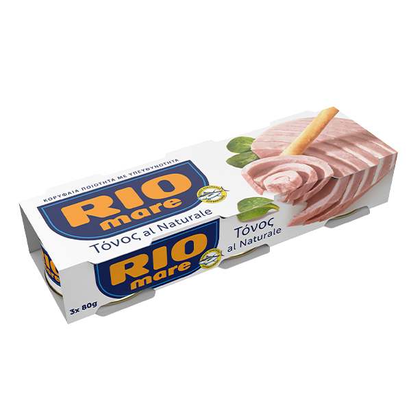 Rio Mare Τόνος Σε Νερό (3x80gr.) - Natural