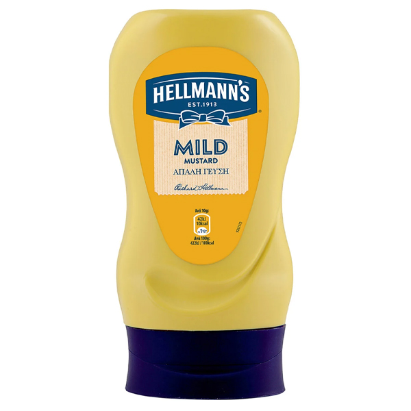 Hellmann's Μουστάρδα 265gr (Απαλή) (Top Down)