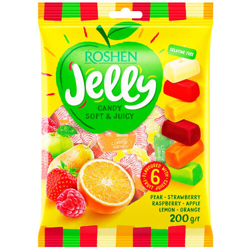 ROSHEN Jelly Καραμέλες 200gr (Με Φρούτα)