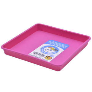 ET PLAST Πιάτο Γλάστρας Τετραγωνη - 12x12cm (Φούξ)