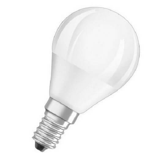 Osram Λάμπα LED Σφαιρική E14 4.9w 6500K Ψυχρό Λευκό