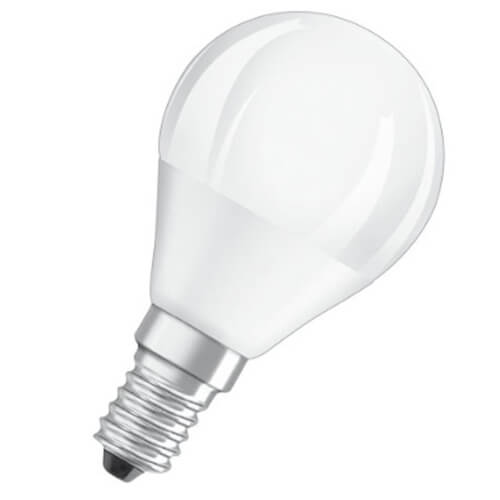 OSRAM Λάμπα LED Σφαιρική E14 4.9W 4000K (Ψυχρό Λευκό)