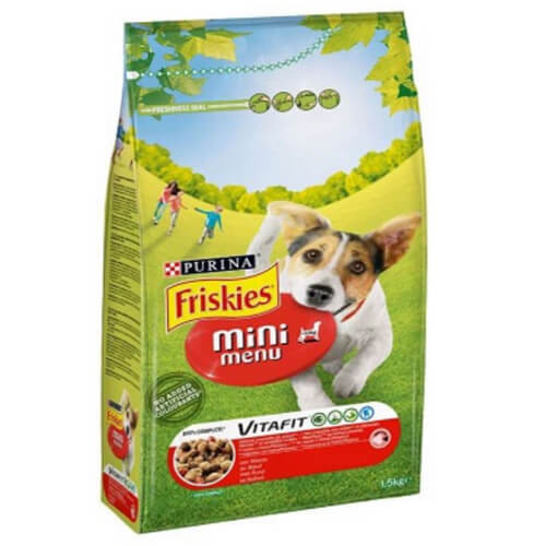 Friskies Σκυλοτροφή Κροκέτα 1,5kg (Βοδινό)