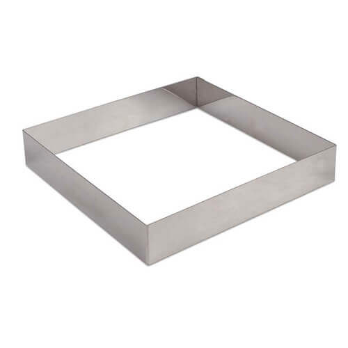 Φόρμα Τσέρκι Τετράγωνο Inox Νο 5 16x16cm