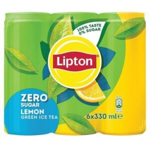 Lipton Ice Tea Χ.Ζ. 6x330ml (Πράσινο Τσάι με Λεμόνι)