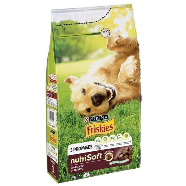 Friskies Σκυλοτροφή Κροκέτα 1,5kg (Βοδινό)