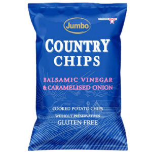 Jumbo Country Chips 150gr Βαλσάμικο & Καραμελωμένο Κρεμμύδι
