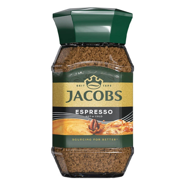 Jacobs Στιγμιαίος Καφές Espresso 95gr (Γυάλινο)