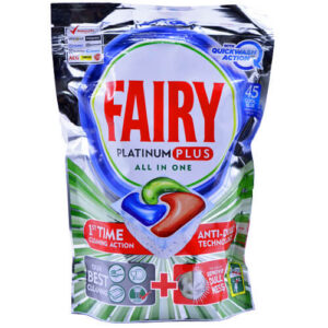 Fairy Caps Πλυντηρίου Πιάτων Platinum 45τεμ.