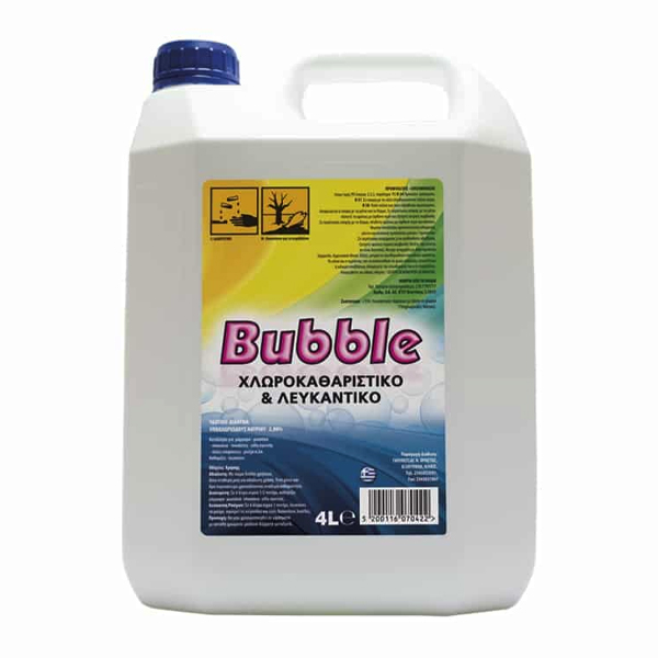 Bubble Λευκαντικό - Χλώριο 4lt