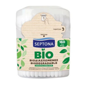 Septona Ωτοκαθαριστές Βιοδιασπώμενοι 160τεμ. (Bazo) (Pop Up)