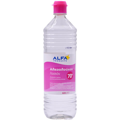 ALFA Αλκοολούχος Λοσιόν 70% 420ml