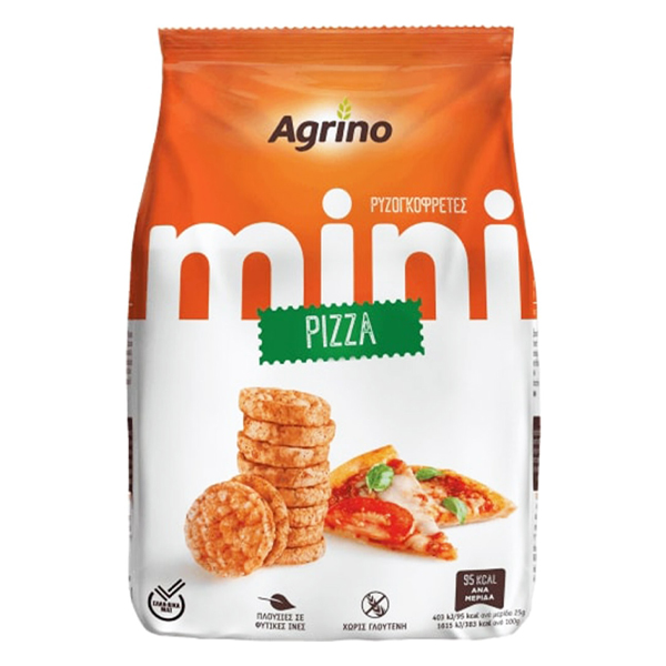 Agrino Ρυζογκοφρέτες Υγρό 50gr (Pizza)