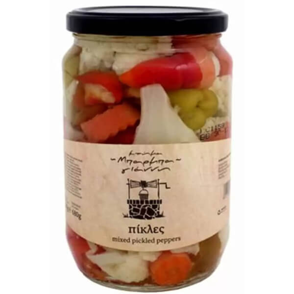 Μπάρμπα Γιάννης Πίκλες 680gr (Βάζο)