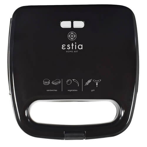 Ecocasa Τοστιέρα 750w Black Plus