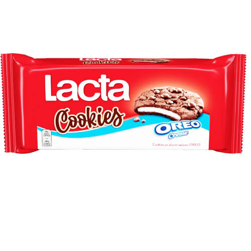 Lacta Cookies 156gr - Oreo Cream