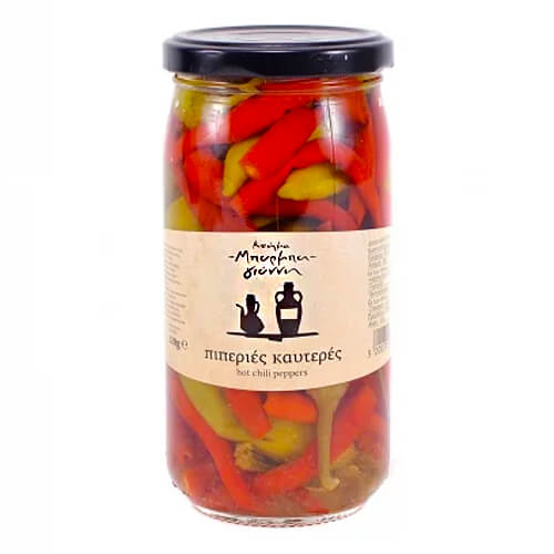 Μπάρμπα Γιάννης Πιπεριές Καυτερές 320gr Βάζο
