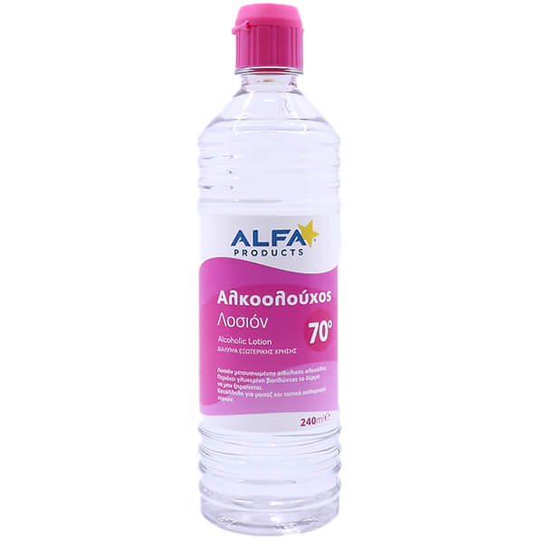 Alfa Αλκοολούχος Λοσιόν 70% 240ml