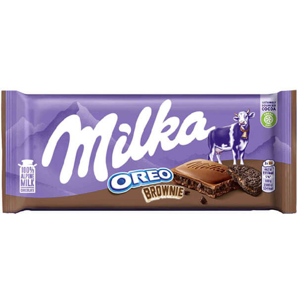 Σοκολάτα Milka Oreo Brownie 100gr