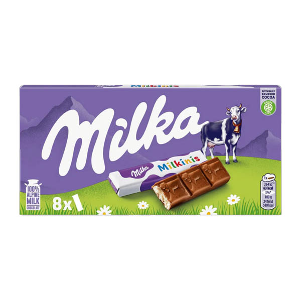 Milka Μπάρες Σοκολάτας 87,5gr