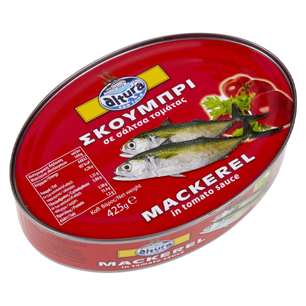Altura Σκουμπρί Οβάλ 425gr σε Σάλτσα Ντομάτα