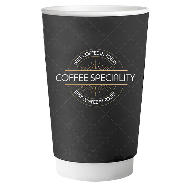 Ποτήρι Χάρτινο Coffee Speciality Double Wall 12oz-14oz 25τεμ