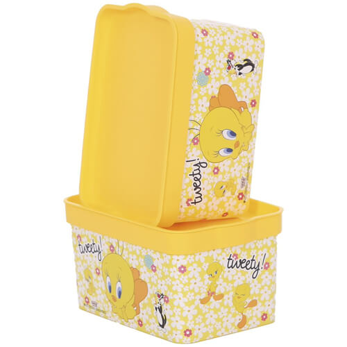 TNS Φαγητοδοχείο Πλαστικό Tweety 21x14x10.5cm